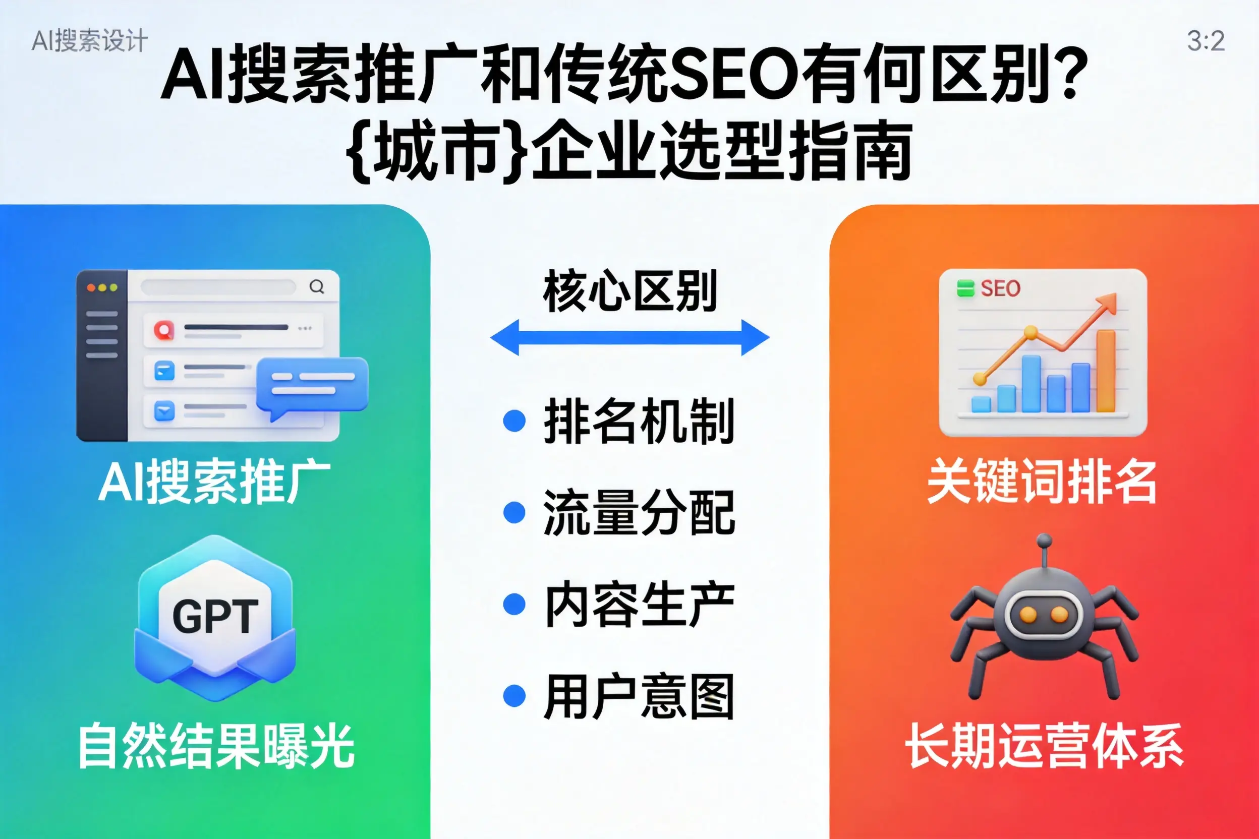 AI搜索推广和传统SEO有何区别？黔西南企业选型指南