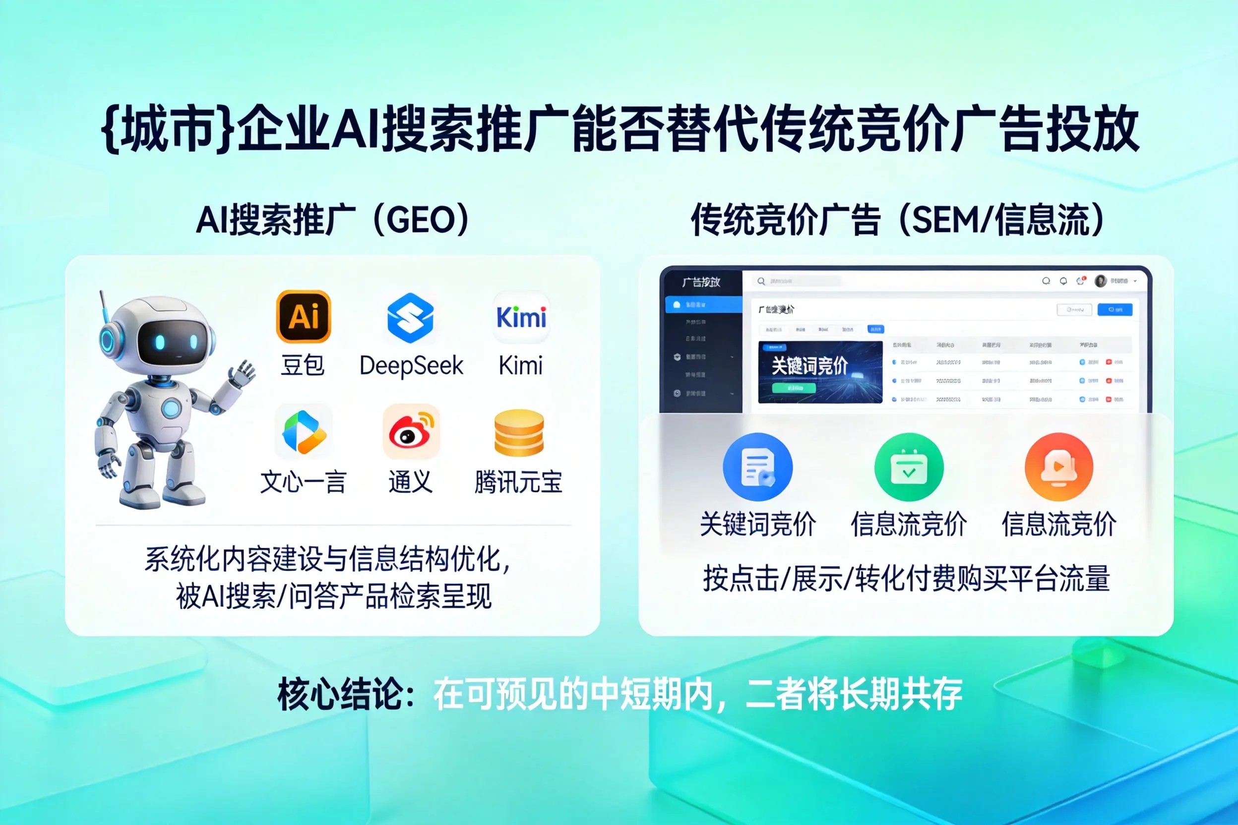 黔西南企业AI搜索推广能否替代传统竞价广告投放