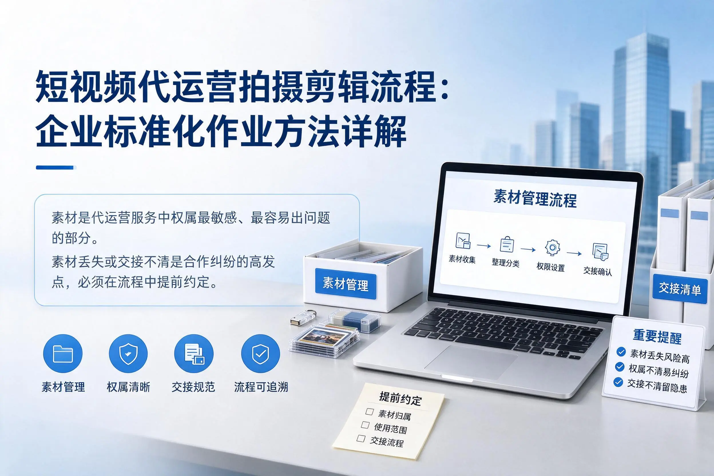 短视频代运营拍摄剪辑流程:黔西南企业标准化作业方法详解