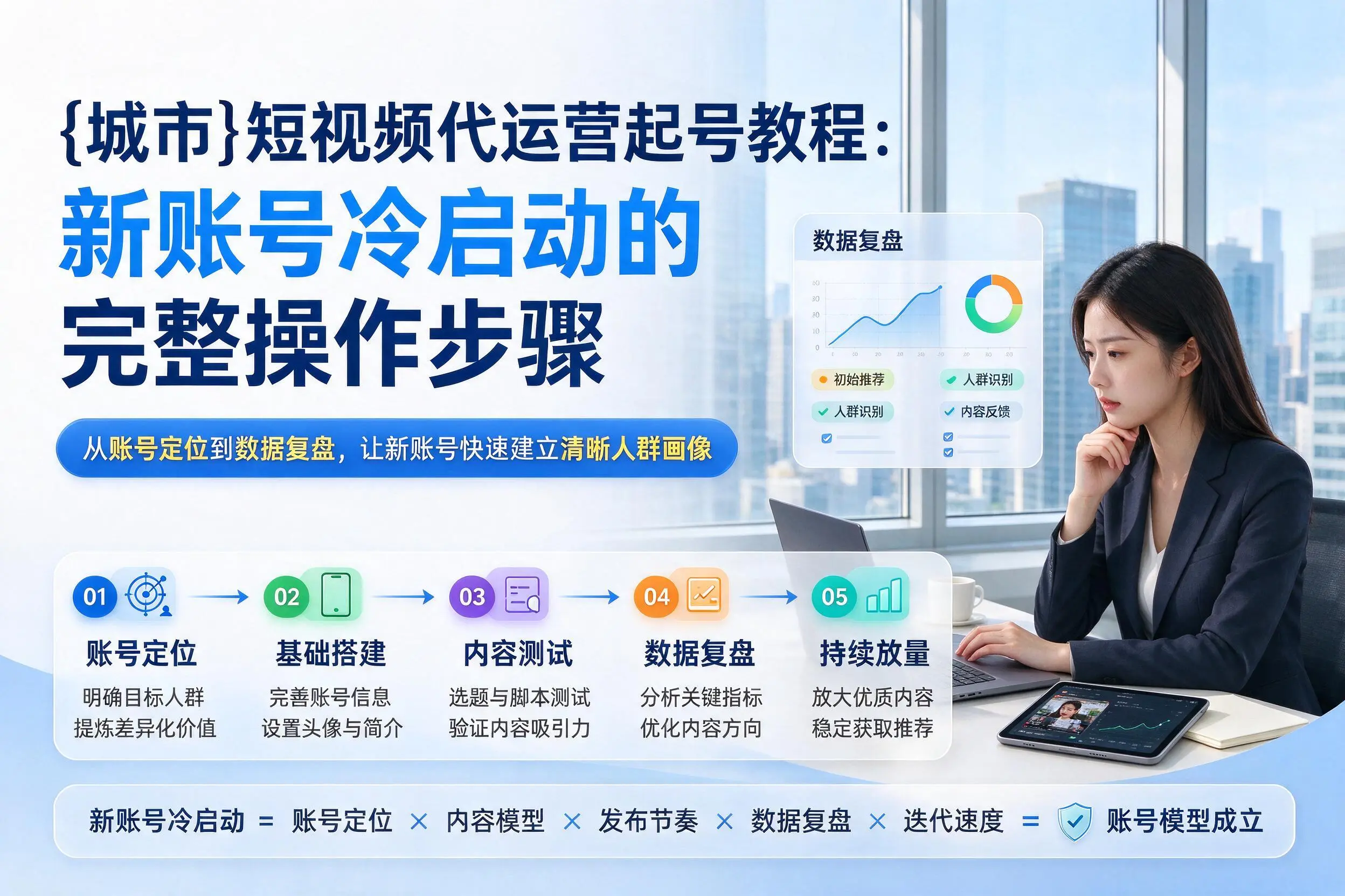 黔西南短视频代运营起号教程：新账号冷启动的完整操作步骤