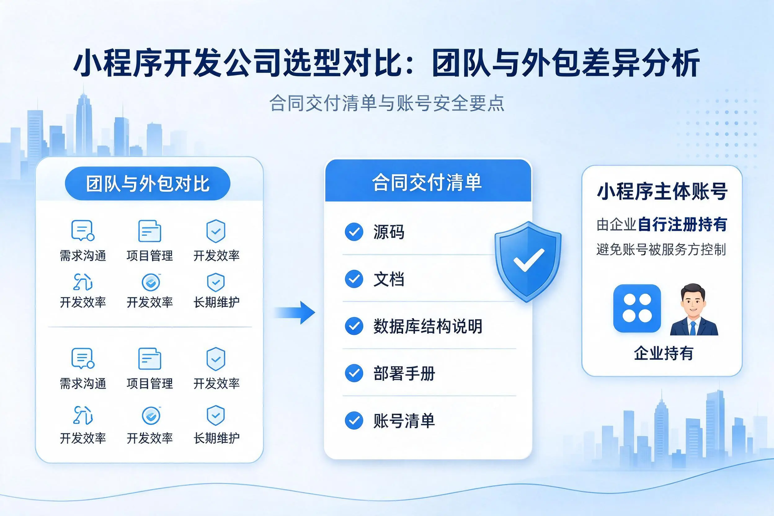 黔西南小程序开发公司选型对比:团队与外包差异分析