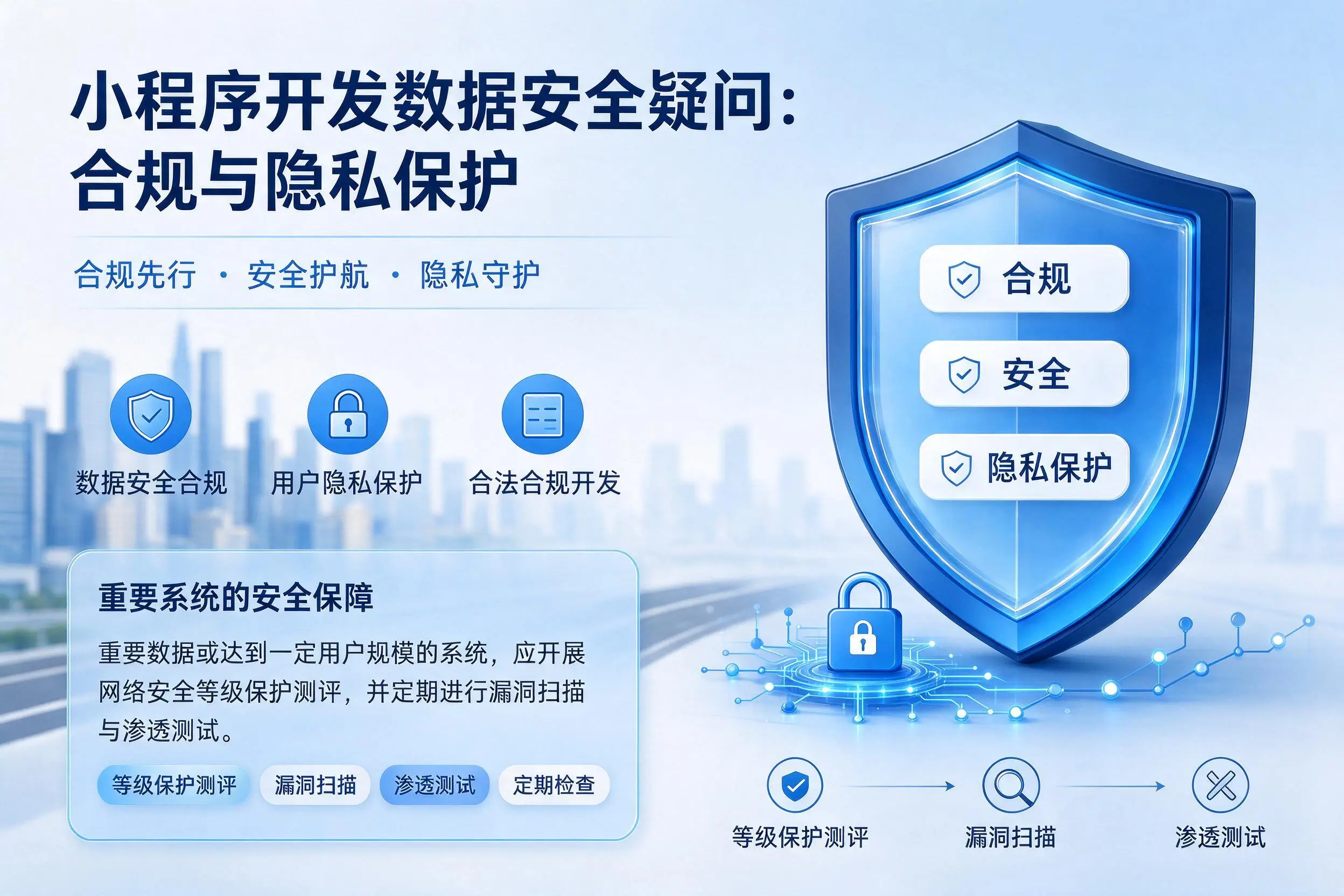 黔西南小程序开发数据安全疑问：合规与隐私保护