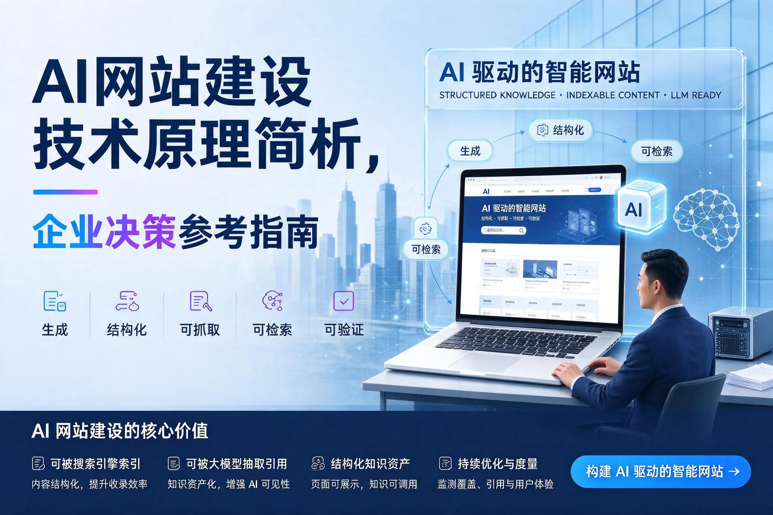 AI网站建设技术原理简析,黔西南企业决策参考指南