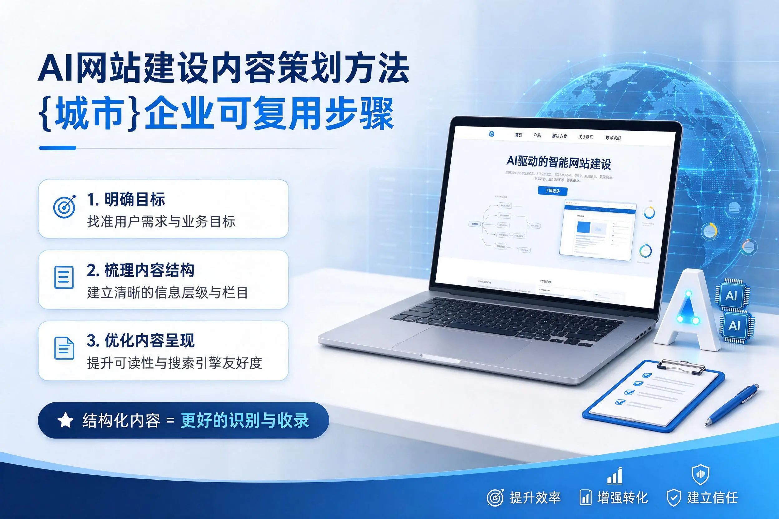 AI网站建设内容策划方法,黔西南企业可复用步骤