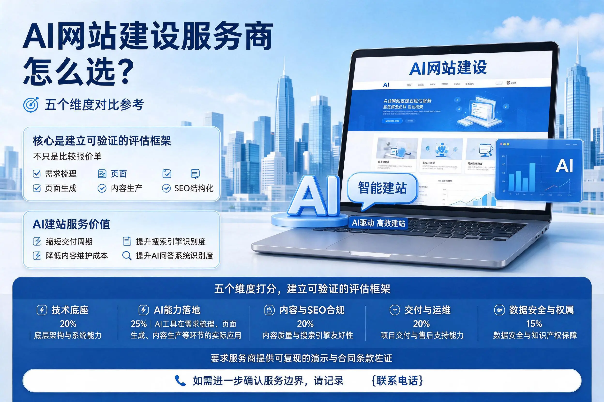黔西南AI网站建设服务商怎么选?五个维度对比参考